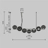 Подвесной светильник MAYTONI REELS MOD268PL-07B